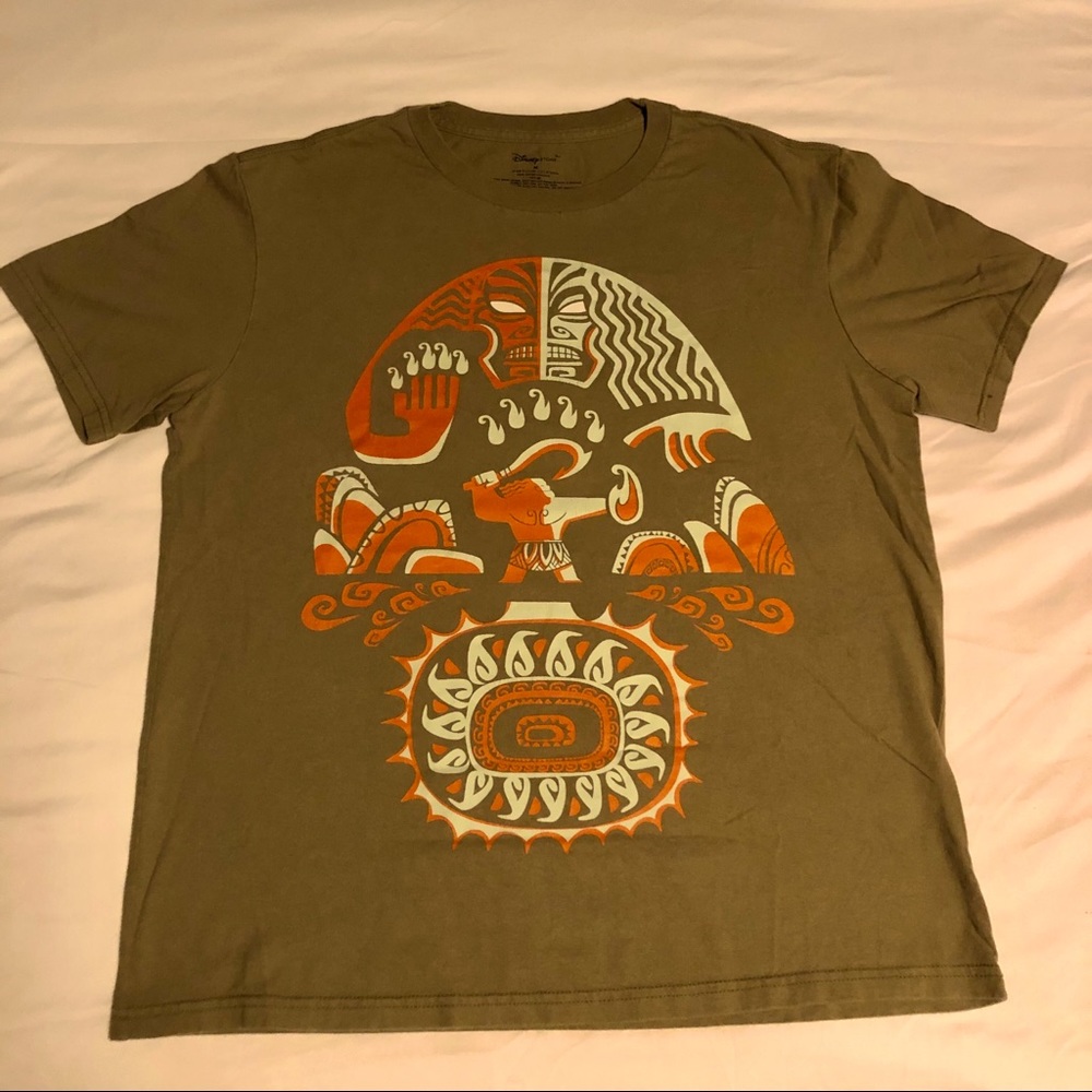 Disney Moana Maui Te Fiti men M green T-shirt
